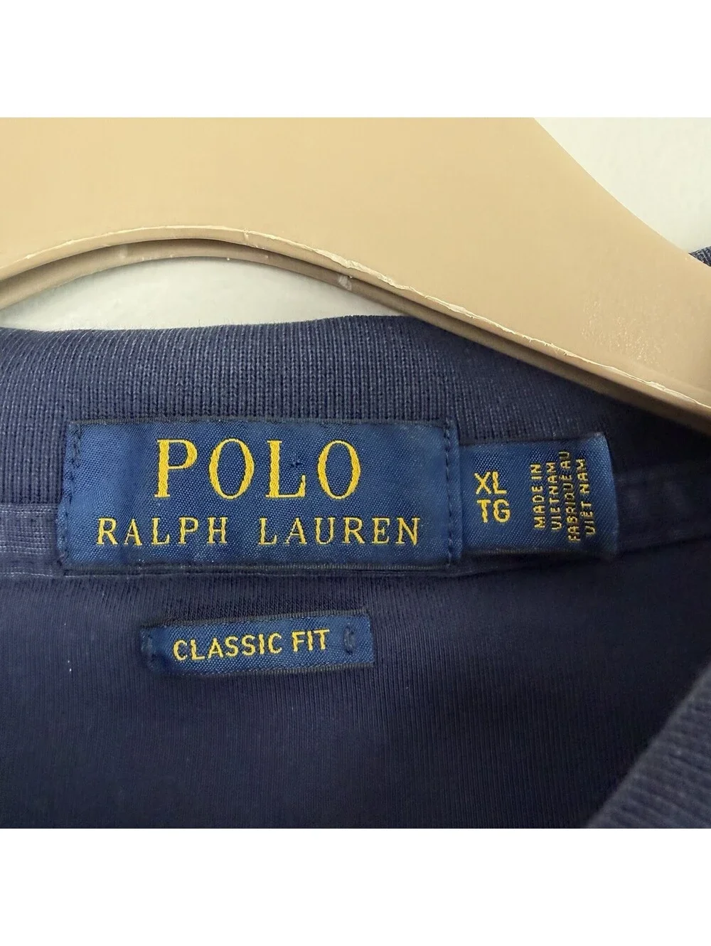 Polo Ralph Lauren Men's XL Classic Fit Navy Blue Short Sleeve Shirt Pony Preppy